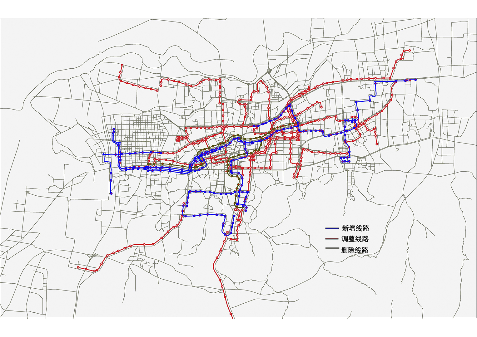 济南市基于BRT网络的公交线网优化研究