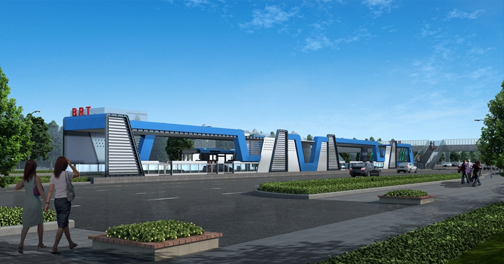 集团建筑院成功中标济南市纬十二路BRT站台设计项目